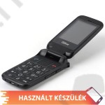 Használt mobiltelefon Qilive 141484 Senior nyitható 2,4" DS fekete mobiltelefon 0001547